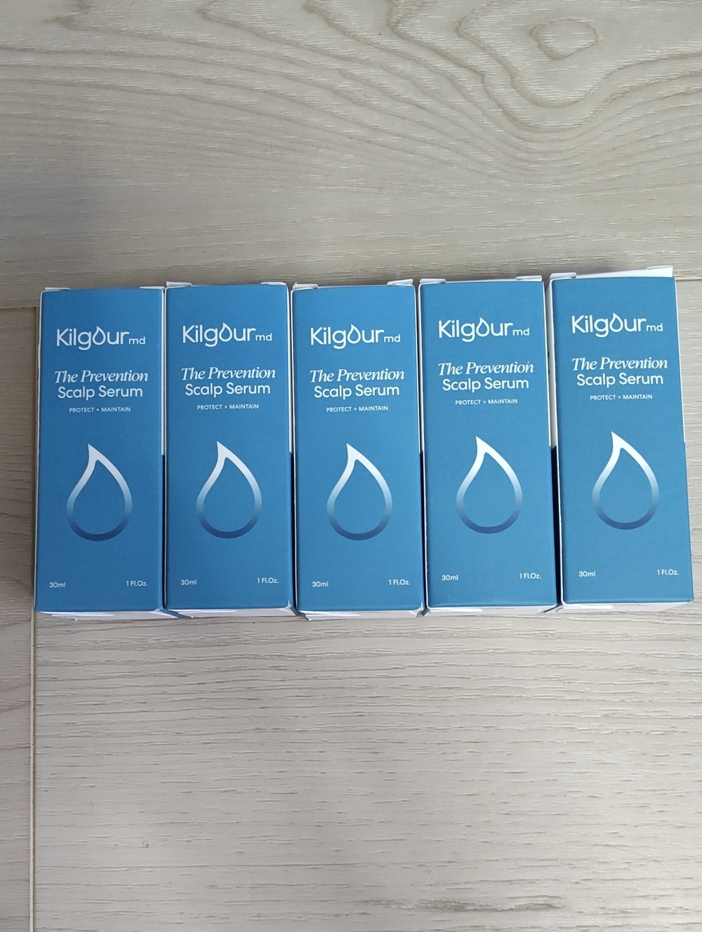 Kilgour MD The Prevention Scalp Serum. Five 30ml Bottles